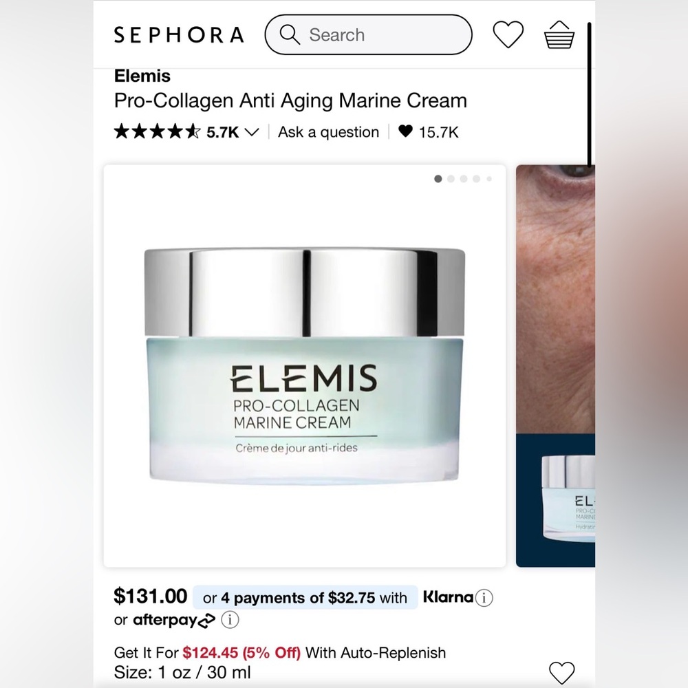 ELEMIS Pro-Collagen Anti Aging Marine Cream 30ml